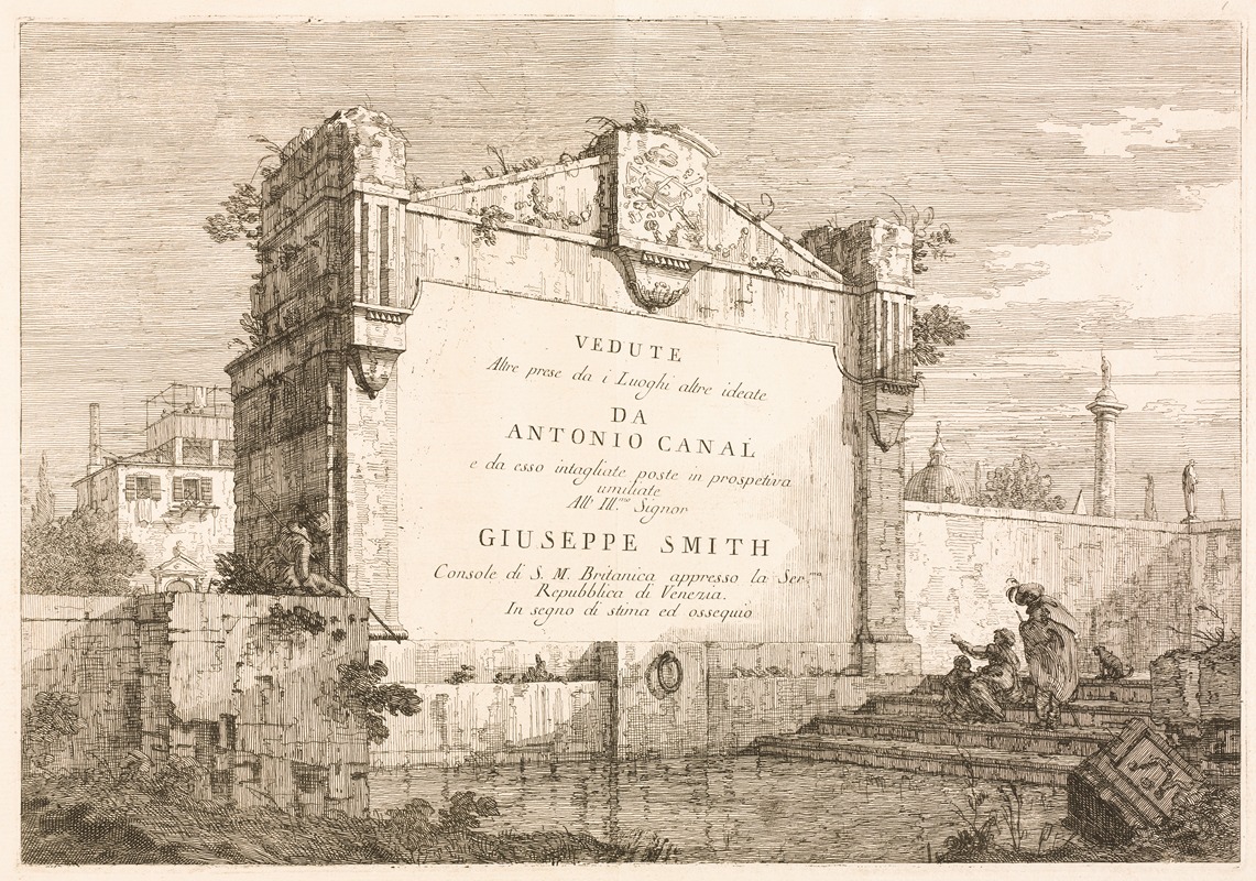 Виды – титульная страница by Антонио Каналетто, 1735–1746 — digital art print download