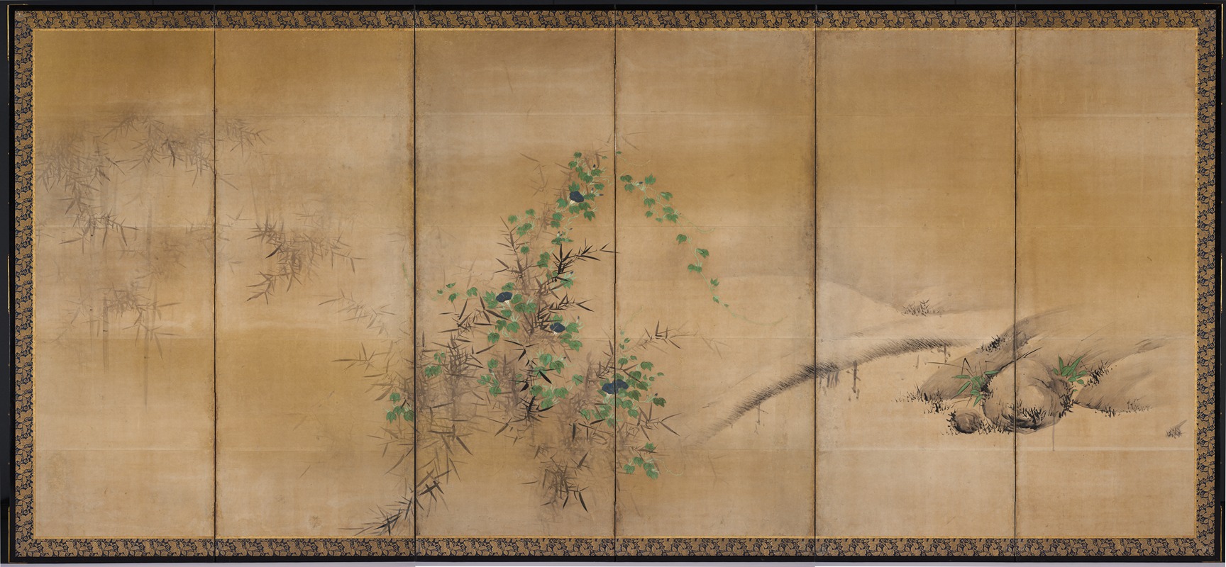 Winter and Summer Flowers by Kaihō Yūshō, c. 1600 — digital art print download