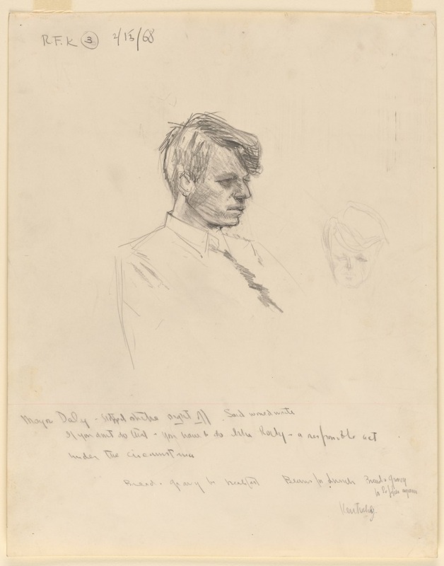 Robert Francis Kennedy by Gardner Cox, 1968 — digital art print download