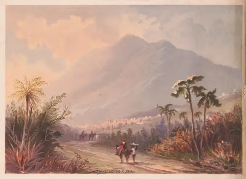 Trinidad de Cuba by Granville Perkins, 1874 — digital art print download