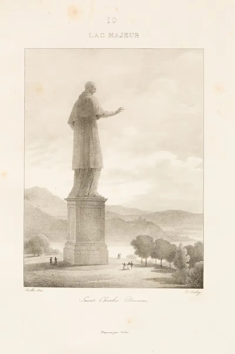Lac Majeur by Jean-Baptiste Isabey, 1833 — digital art print download