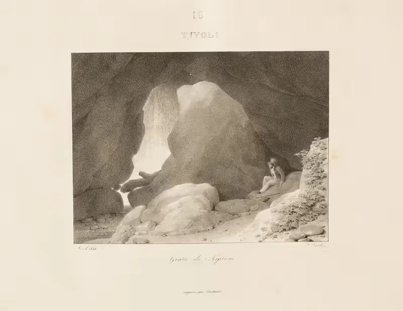 Tivoli by Jean-Baptiste Isabey, 1833 — digital art print download