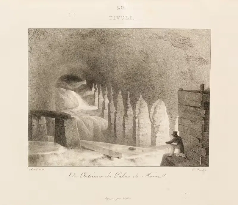 Tivoli by Jean-Baptiste Isabey, 1833 — digital art print download
