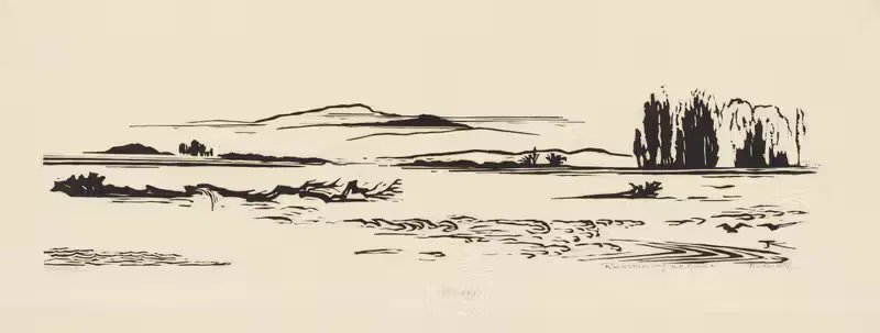 Устье реки Н. Н. Гвинея by Иоганнес Фредерик Энгельберт тен Клоостер, 1925 — digital art print download