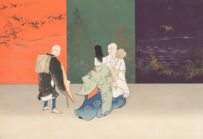 A Thousand Grasses Pl.13 by Kamisaka Sekka, 1900 — digital art print download