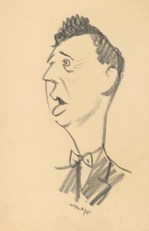 Ruben Goldberg by Henry Major, c. 1925 — digital art print download