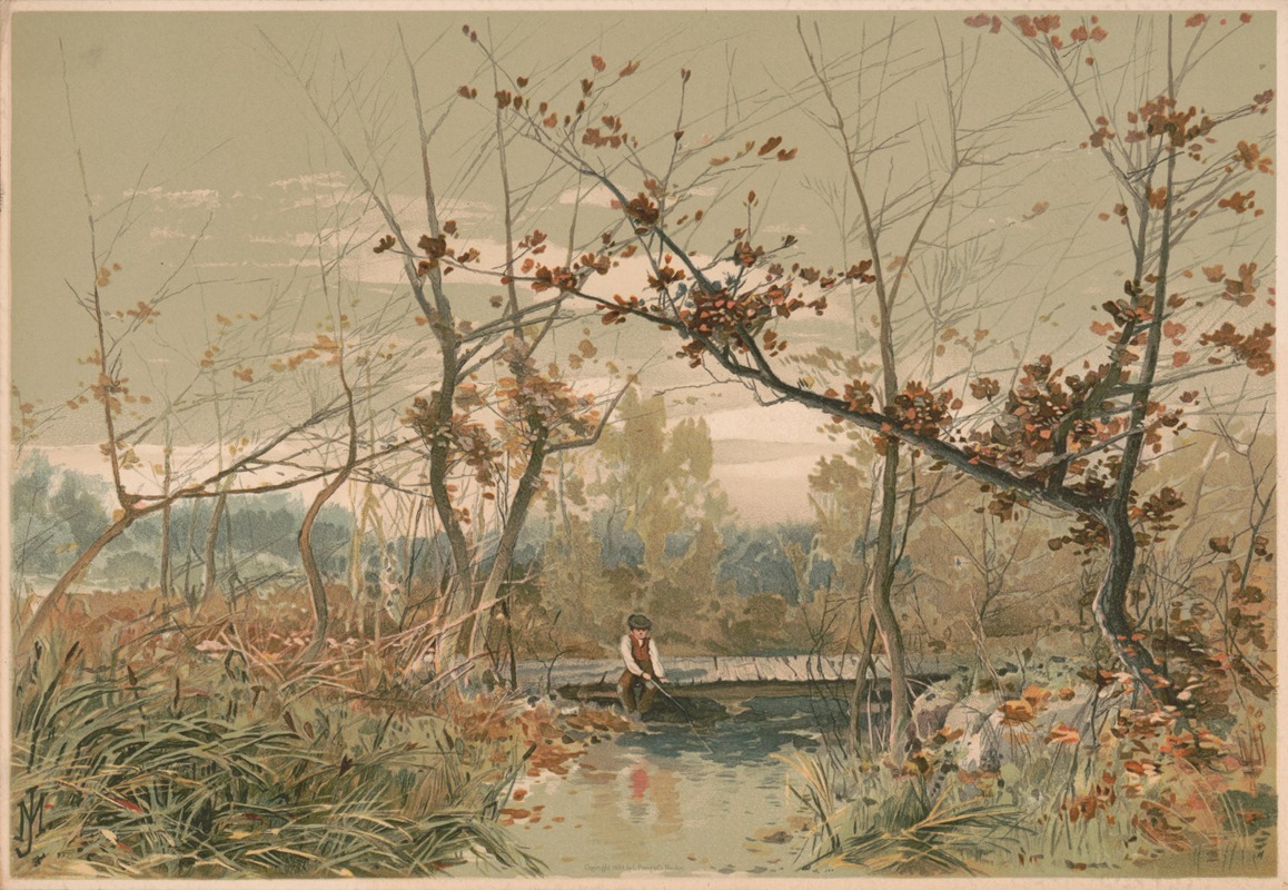 Осень by Джон Мацанович, 1888 — digital art print download