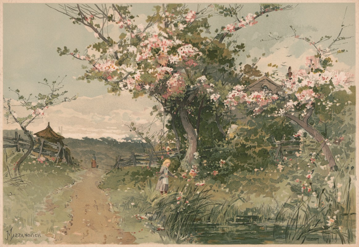 Spring by John Mazzanovich, 1888 — digital art print download