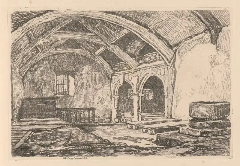 Капель Карриг, Карнарвоншир by Джон Селл Котман, 1838 — digital art print download