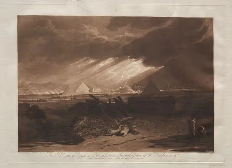 The Fifth Plague of Egypt — Joseph Mallord William Turner