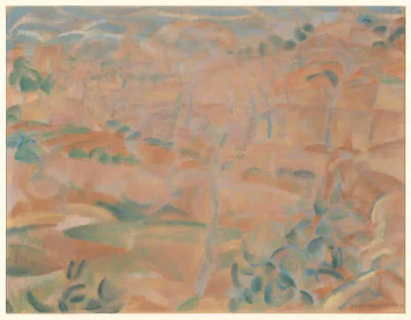 Landschap op Mallorca by Leo Gestel, 1914 — digital art print download
