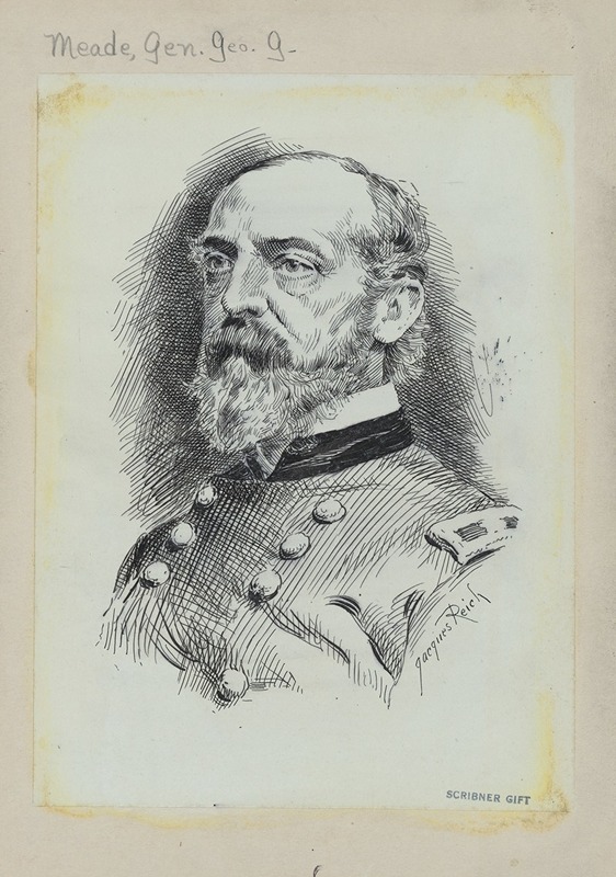 George Gordon Meade by Jacques Reich — digital art print download