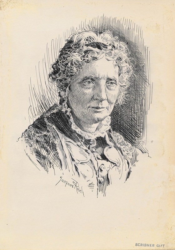 Harriet Beecher Stowe by Жак Рейх — digital art print download