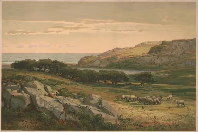 Пруд Алми, Ньюпорт by Луи Пранг и Ко, 1887 — digital art print download