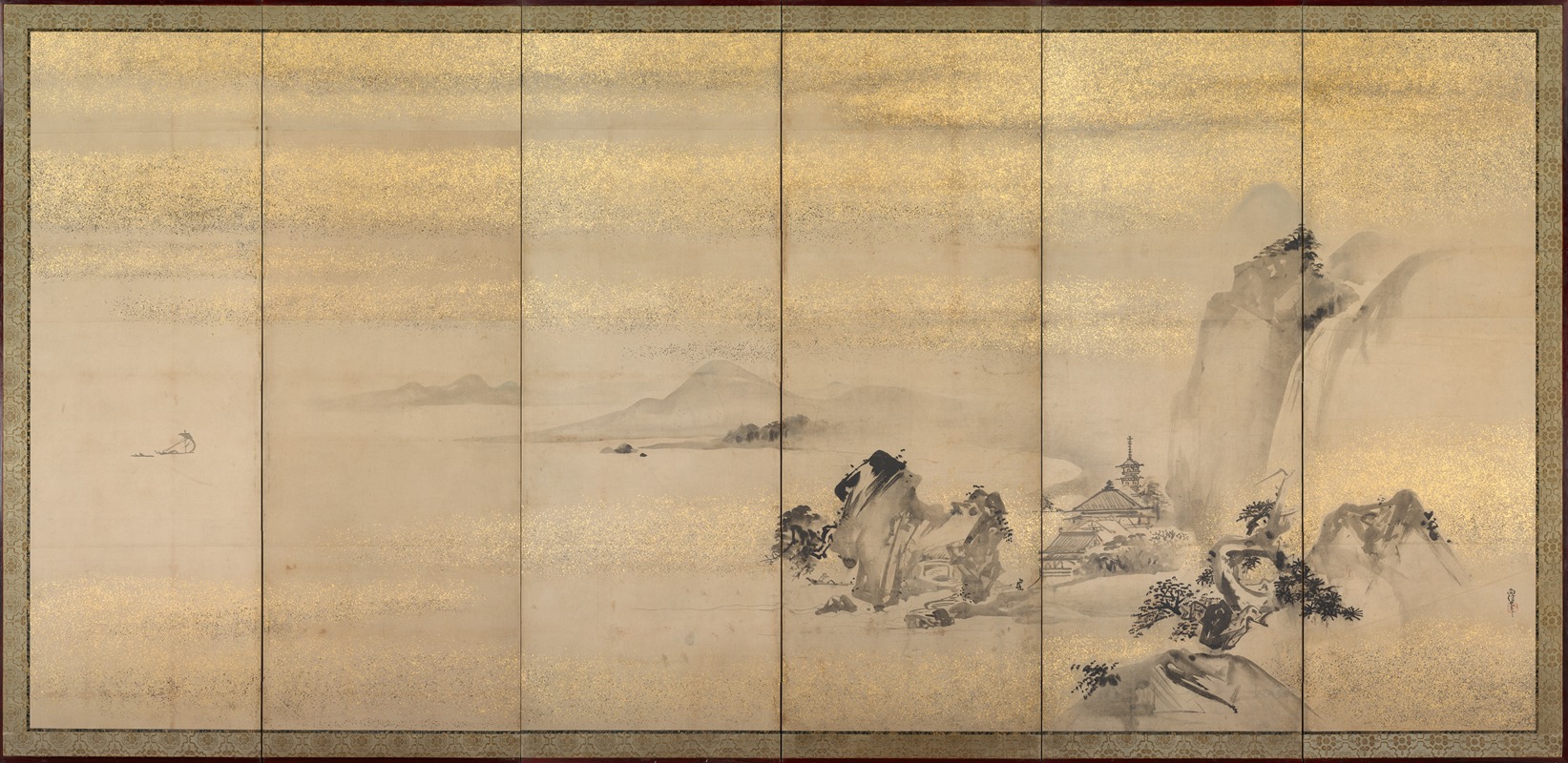 Summer and Winter Landscapes by Kano Naonobu — digital art print download