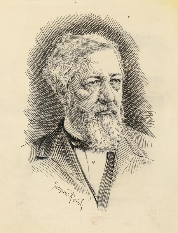 James Gillespie Blaine by Жак Рейх — digital art print download