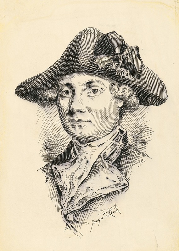 John Burgoyne by Жак Рейх — digital art print download