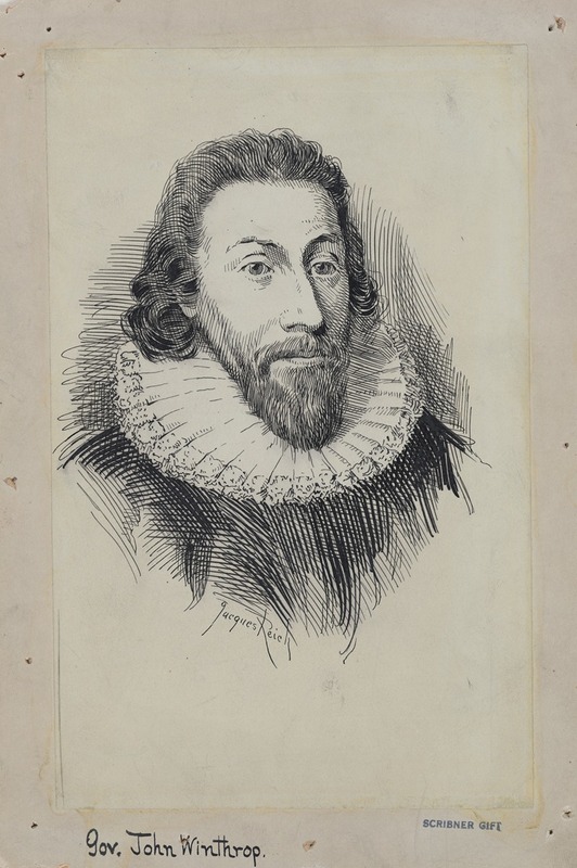 John Winthrop by Жак Рейх — digital art print download