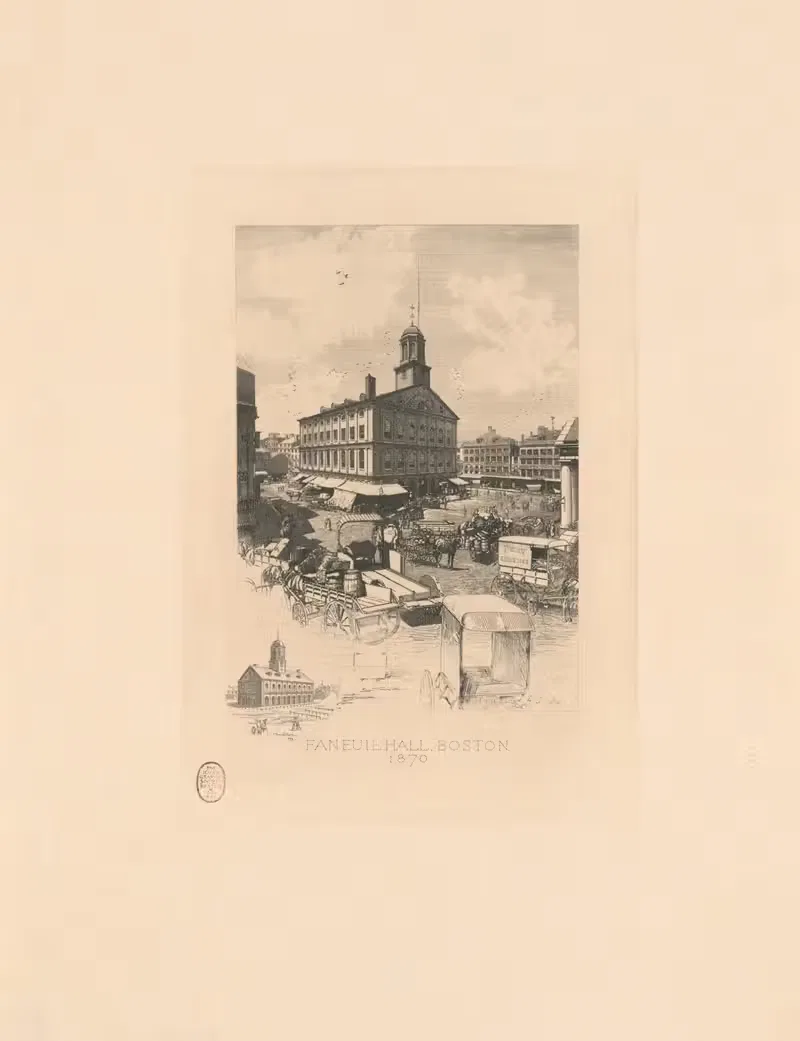 Faneuil Hall, Boston 1870 — Sidney Lawton Smith