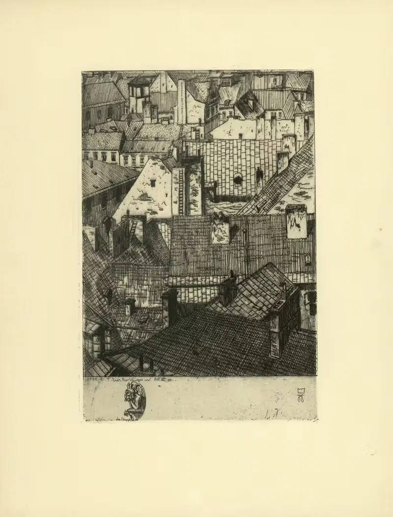 Dachy staromiejskie — Tadeusz Cieślewski