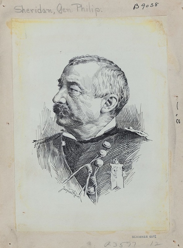 Philip Henry Sheridan by Жак Рейх — digital art print download