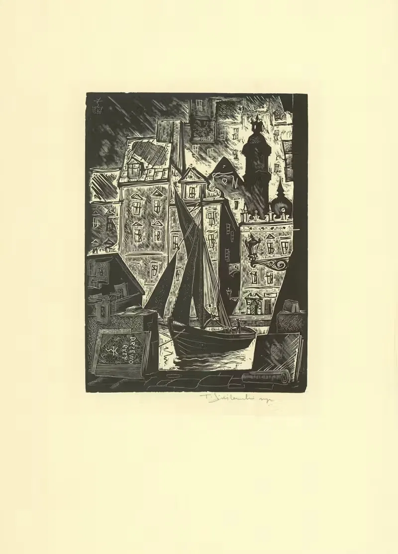 Гипнотическая староместская by Тадеуш Чешлевский, 1934 — digital art print download