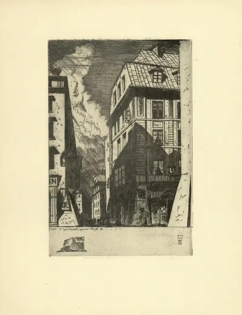 Каменица Декерта by Тадеуш Чешлевский, 1930 — digital art print download
