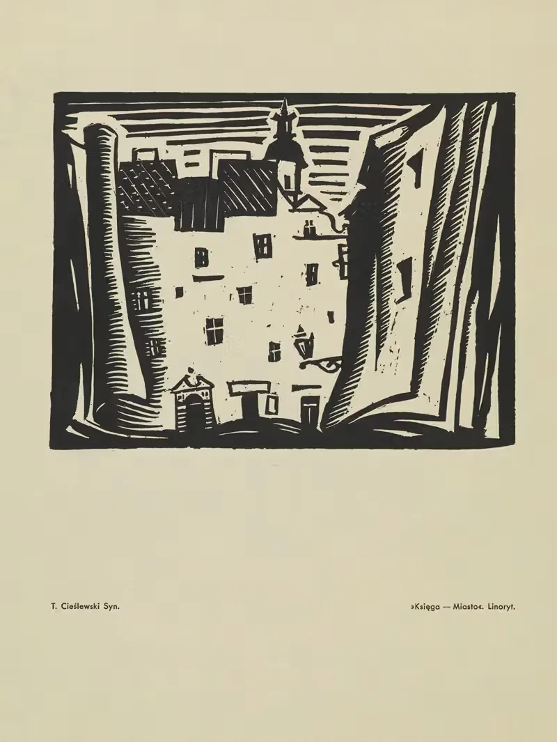 Книга-Город by Тадеуш Чешлевский, 1931 — digital art print download