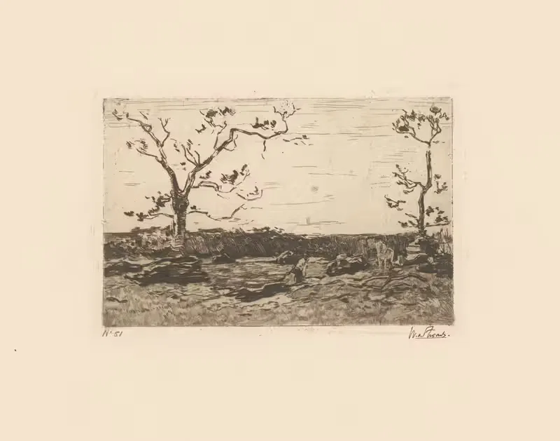 Hakhout laden by Willem de Zwart, 1896 — digital art print download