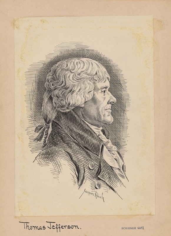Thomas Jefferson by Жак Рейх — digital art print download