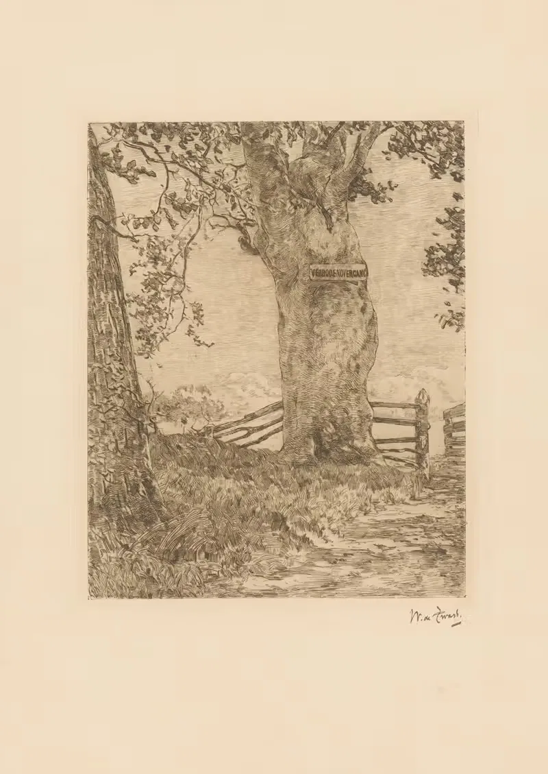 Запрещенный переход by Виллем де Зварт, 1896 — digital art print download