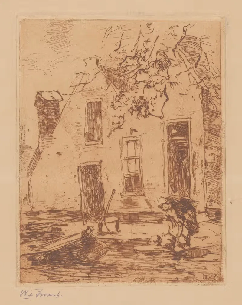 Женщина за работой by Виллем де Зварт, 1910-1920 — digital art print download