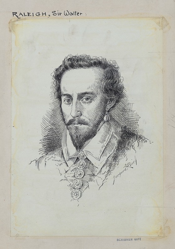 Walter Sir Raleigh by Жак Рейх — digital art print download
