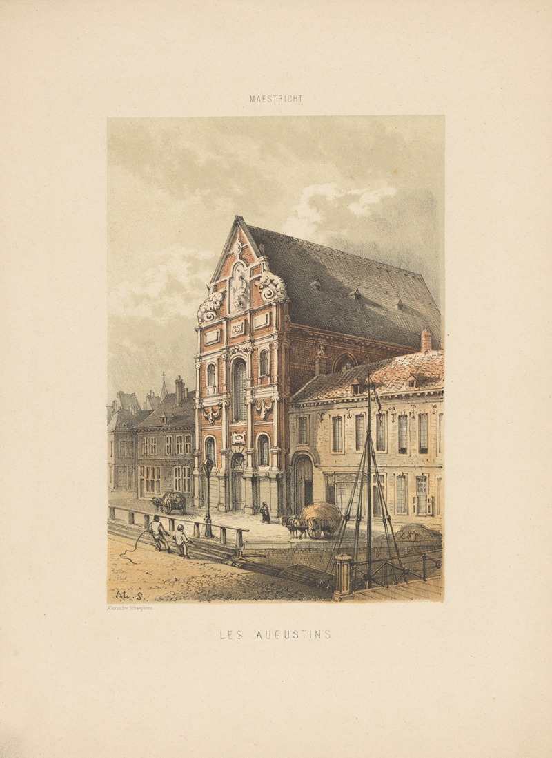 Лез Огустен by Александр Шаепкенс, 1857 — digital art print download