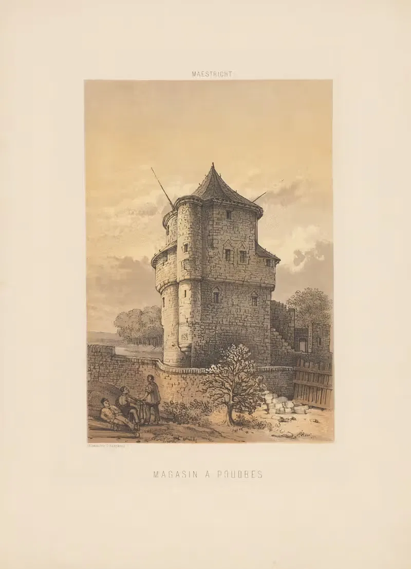 Магазин пороха by Александр Шаепкенс, 1857 — digital art print download
