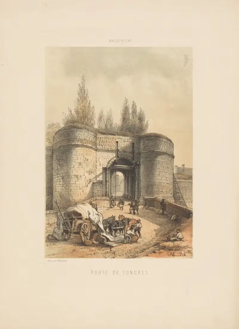 Порт де Тонгре by Александр Шаепкенс, 1857 — digital art print download
