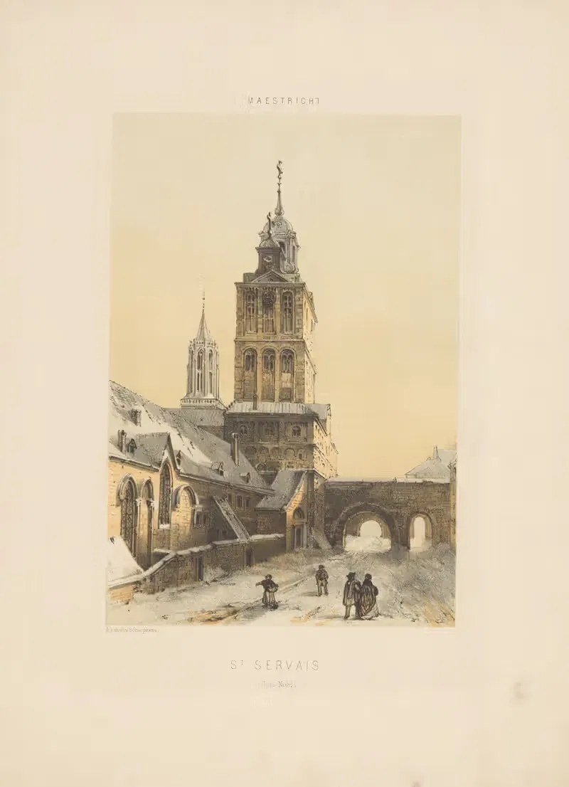 Сен-Серве (Северная сторона) by Александр Шаепкенс, 1857 — digital art print download