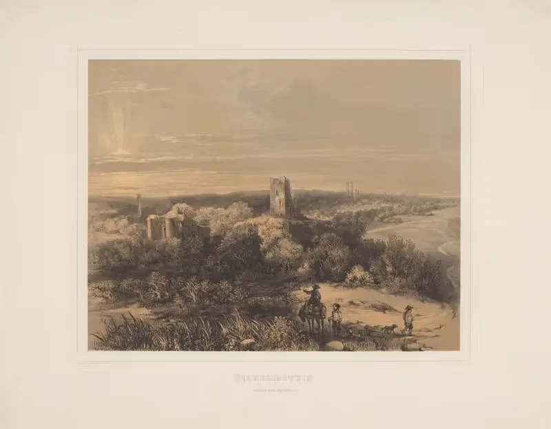 Wilhelmstein, Chateau-fort en ruines — Alexander Schaepkens