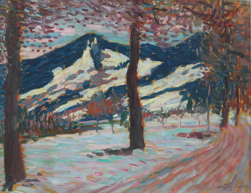 Пейзаж в Фюссене (весна) by Алексей фон Явленский, 1905 — digital art print download