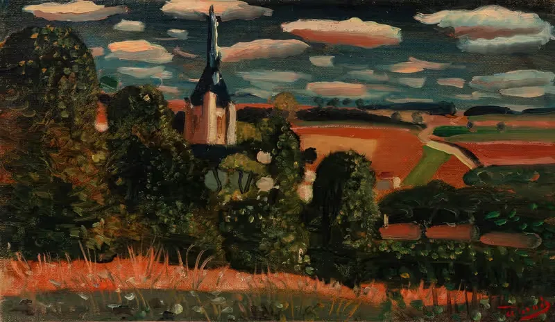 Vue de Donnemarie-en-Montois — André Derain