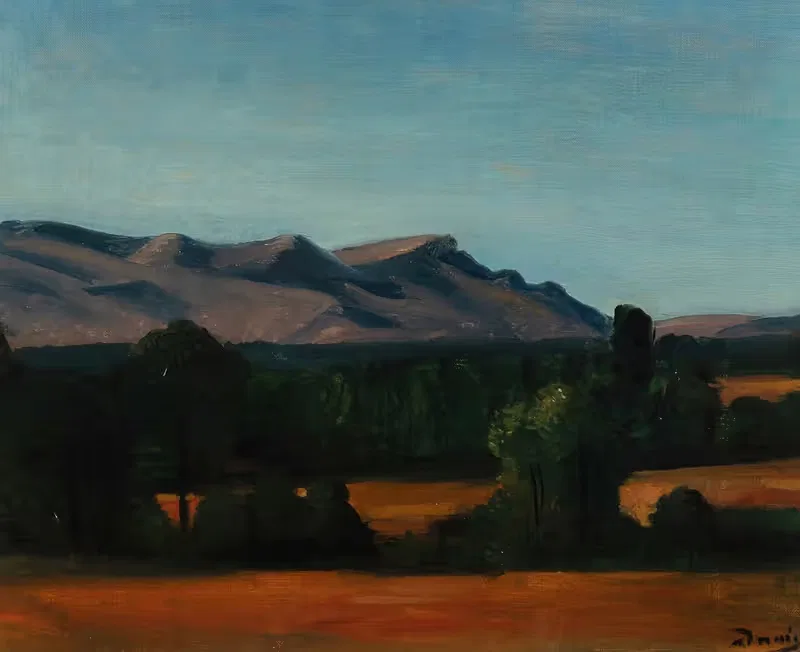 Paysage de Provence – Le Mont Olympe — André Derain