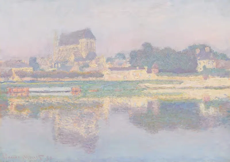 Церковь в Верноне, Солнце by Клод Моне, 1894 — digital art print download