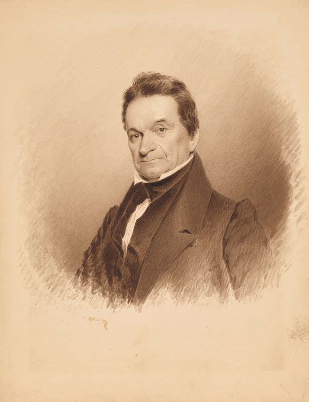 Edward Livingston by Джеймс Бартон Лонгакр, c. 1833 — digital art print download