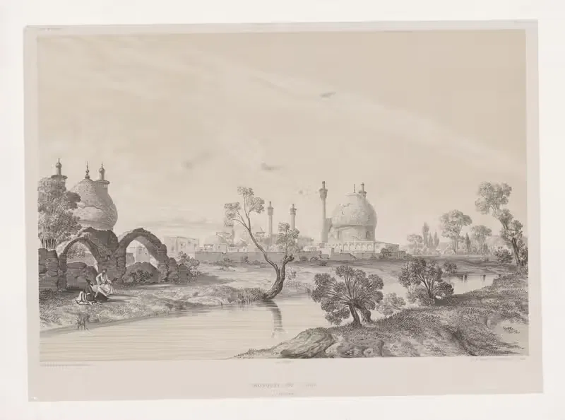 Мечеть Шаха (Исфахан) by Южин Фланден, 1843-1854 — digital art print download