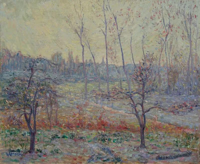 Paysage givré de la Brume — Gustave Loiseau