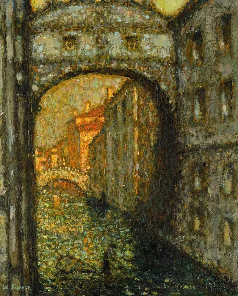 Мост вздохов by Анри Ле Сиданер, 1914 — digital art print download