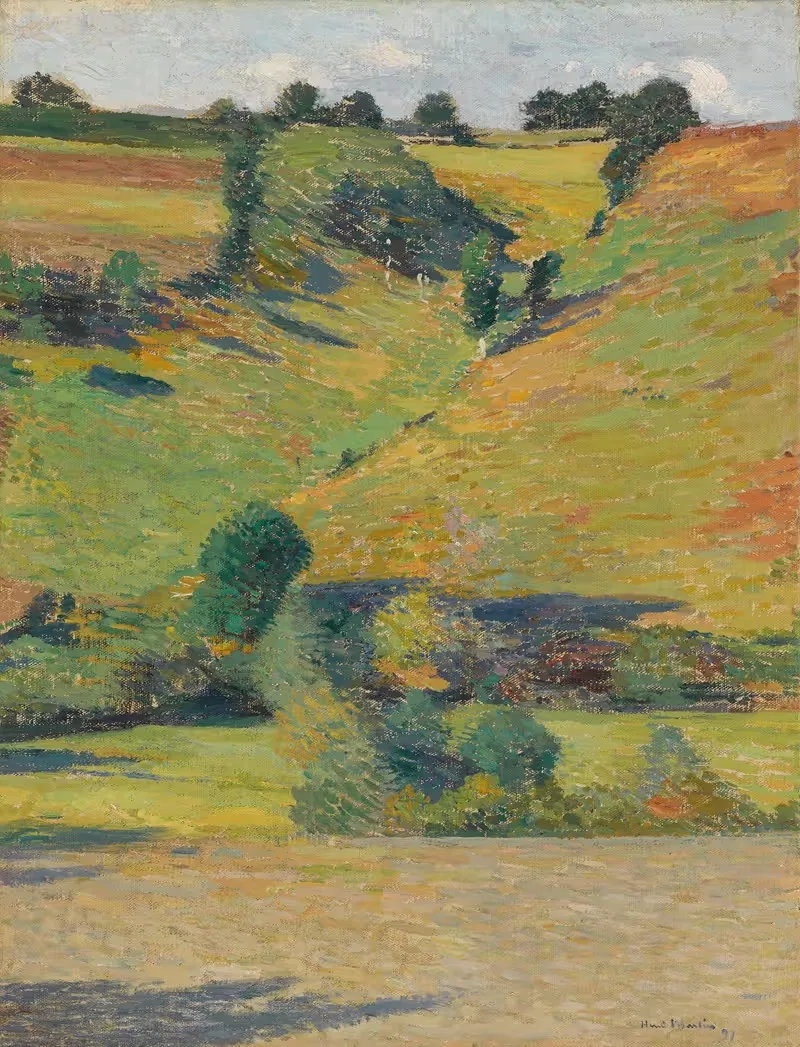 Vallon ensoleillé by Henri Martin, 1891 — digital art print download