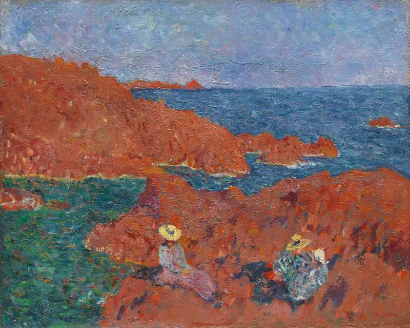 Красные скалы by Луи Вальтат, 1900 — digital art print download