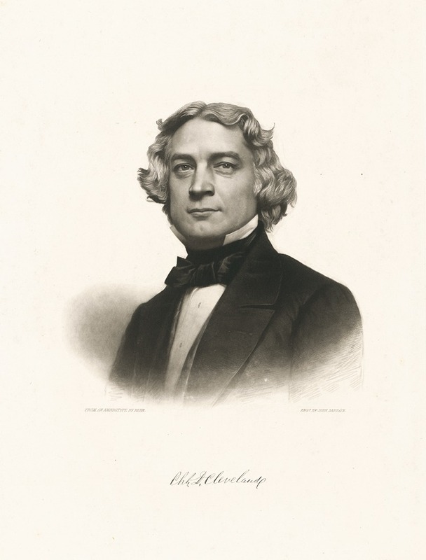 Charles Dexter Cleveland by Джон Сартейн, c. 1859 — digital art print download