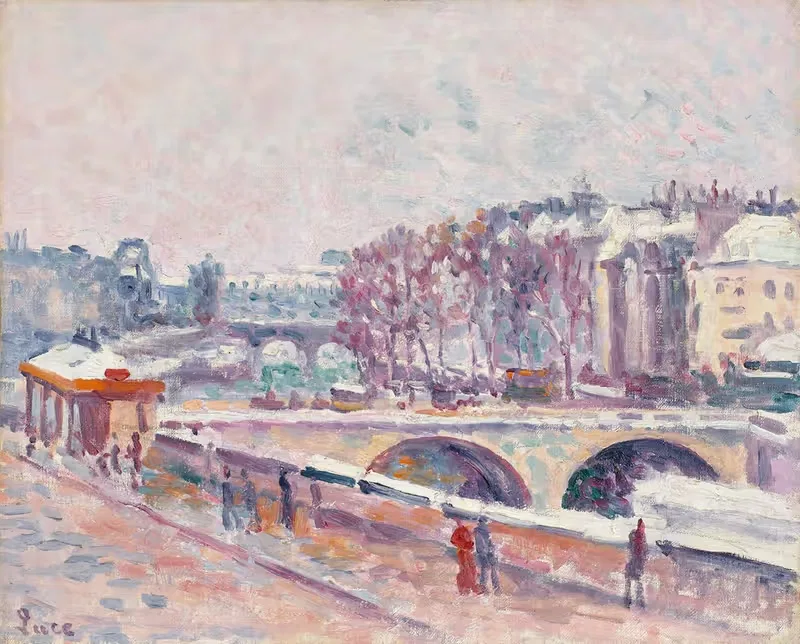Quai Сен-Мишель by Максимильен Люс — digital art print download